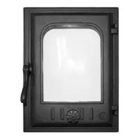 дверца fireway чугунная каминная (к403) 250x350 мм