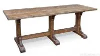 стол №6 210х80 на 3-х опорах (массив сосны, старение), палисандр, ирб