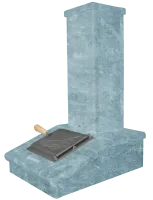 облицовка на трубу gfs зк 25/30, avangard 30/35/40, гром 30 130х790 3 яруса под шибер талькохлорит