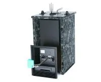 печь для бани изистим сочи premium в 3-х стор.кожухе из пироксенита закр.верх с ггу