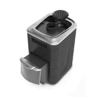 печь для бани тмф гейзер мини 2016 inox нерж.дверца закр.каменка антрацит