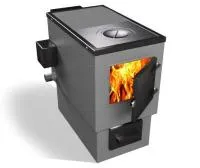 котел  21 квт+6 (220в) с удлиненной топкой и варочной плитой d-120 мистер хит твердотопливный