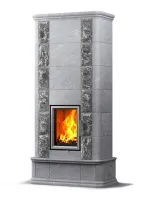 печь-камин tulikivi otra natural 2235 мм 