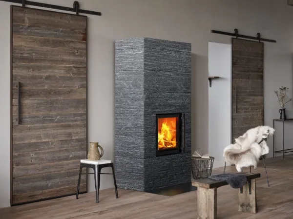 печь-камин tulikivi raita trio grafia 1800 мм 