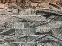 плитка кварцит древесный серый 150*600*10-20мм (0.54м2)